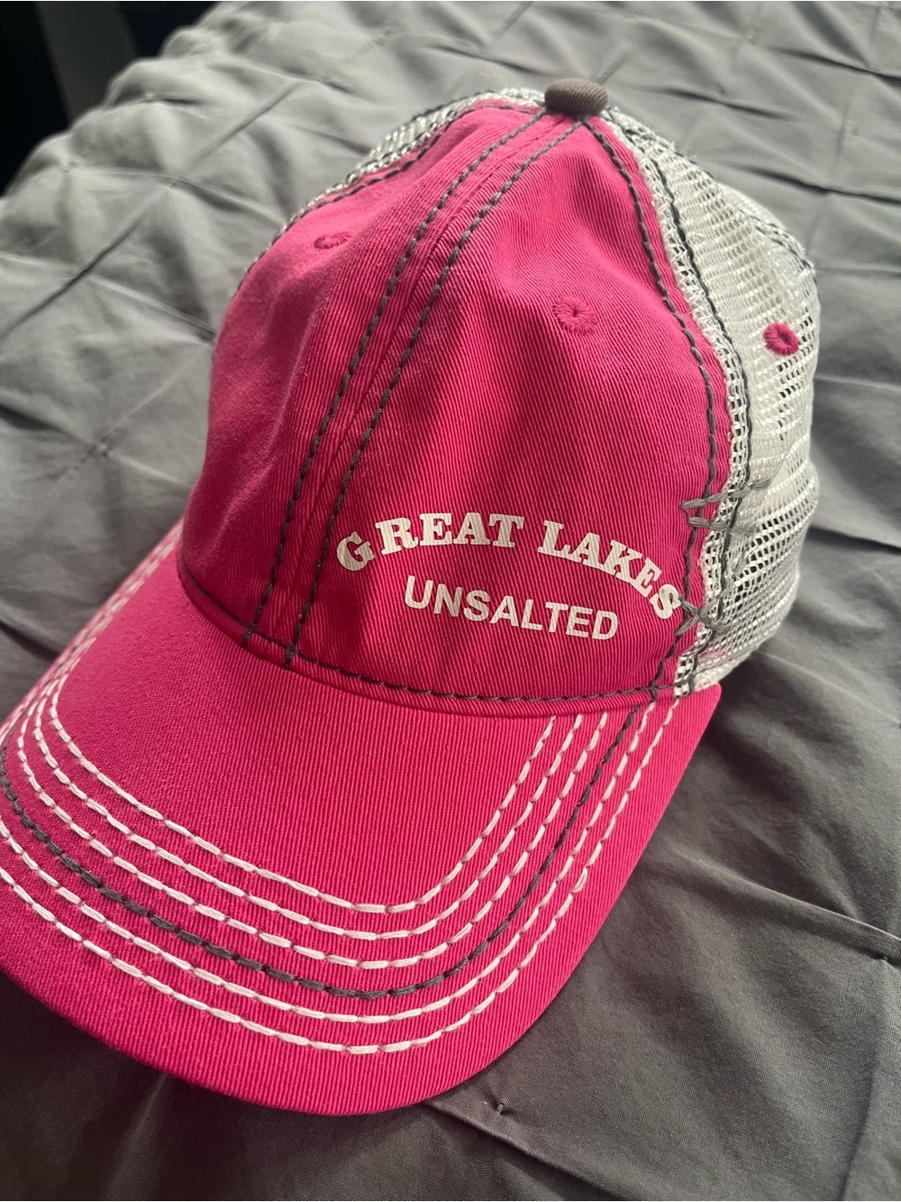 Women’s Pink 'Great Lakes Unsalted' Mesh-Back Trucker Hat